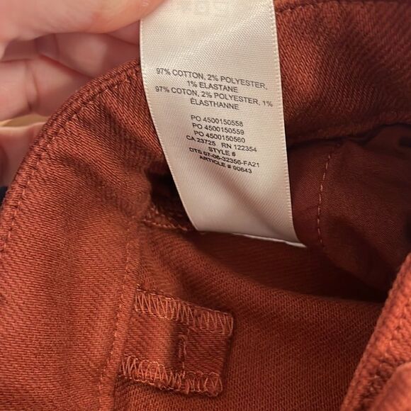 Wilfred Free Modern Cargo Pant in rust red - size 0 - Picture 15 of 15